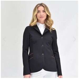 For Horses BOHEME show coat Navy blue Riding-Style Blazer Jacket women medium
